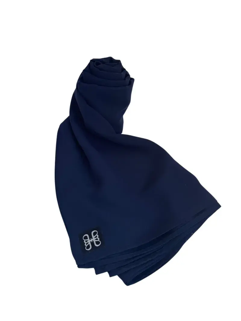 حجاب شيفون بلون Petrol Blue