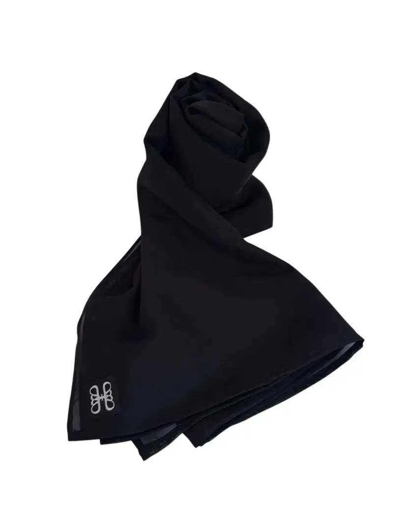 حجاب شيفون بلون Kohl Black