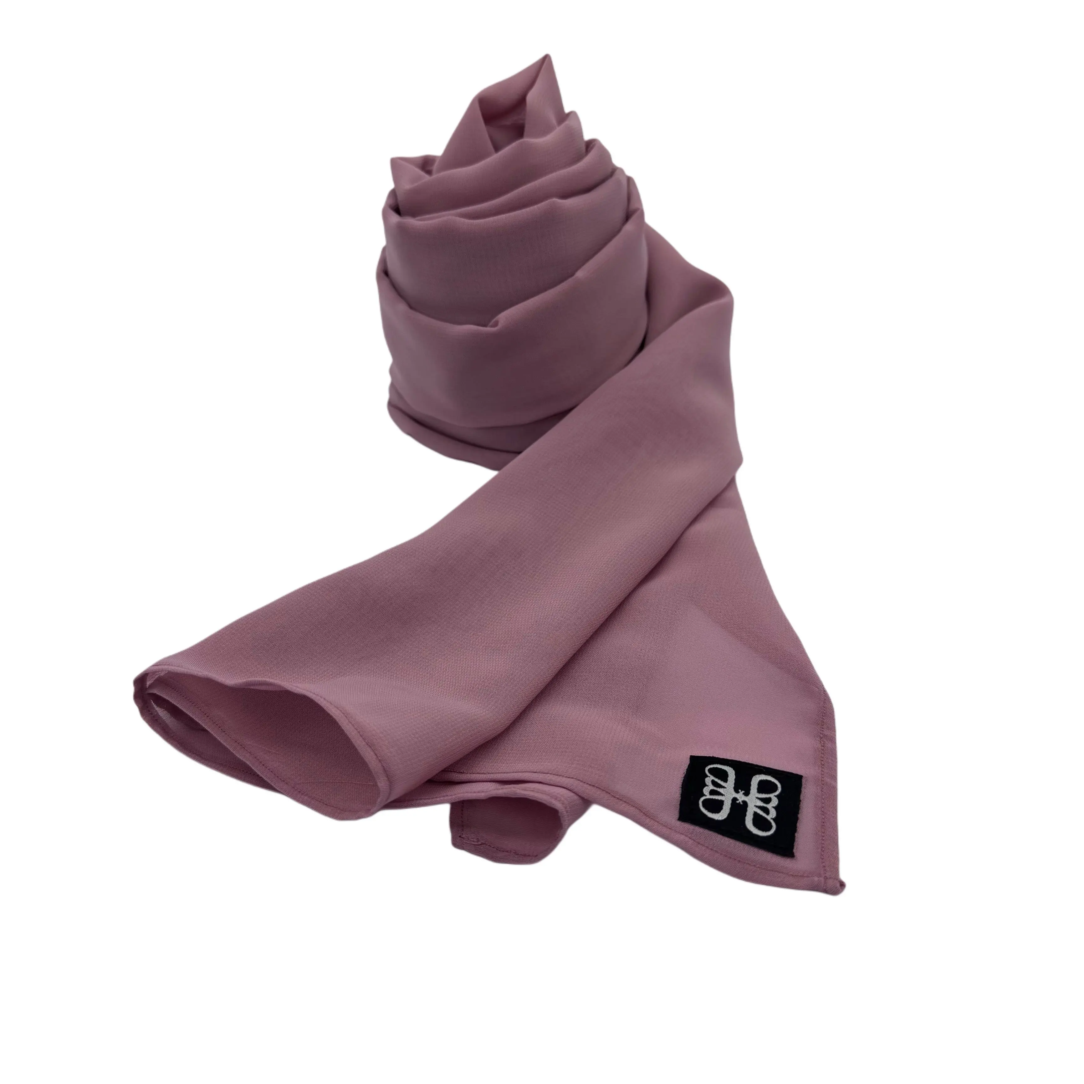 حجاب شيفون بلون Rose Pink