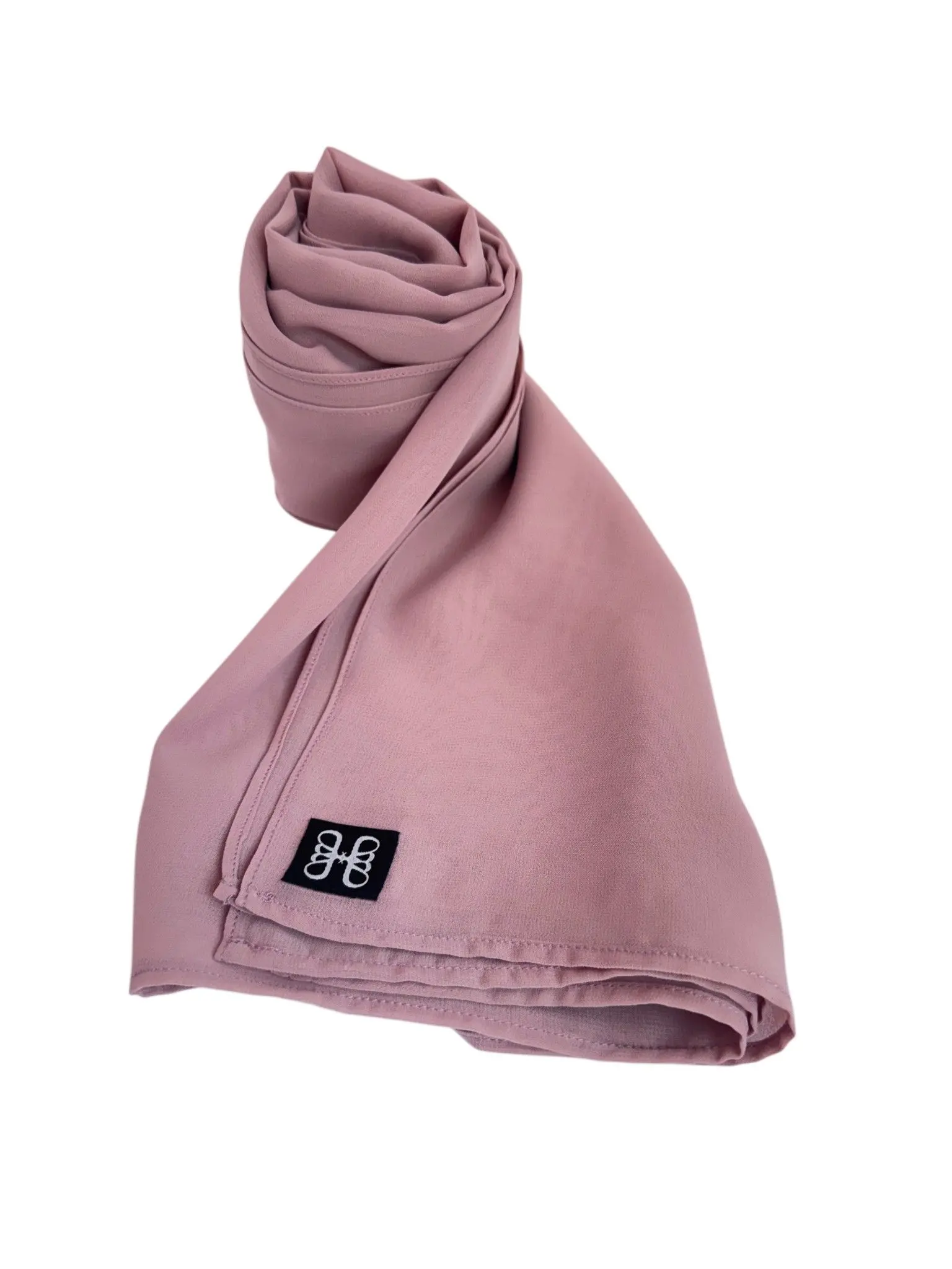 حجاب شيفون بلون Dusty Pink
