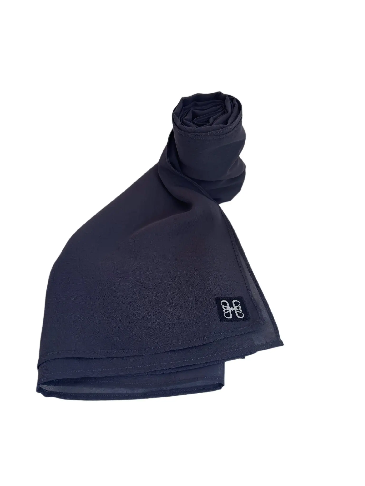 Smokey Grey Chiffon Hijab