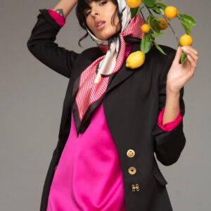Camellia Blazer in Black