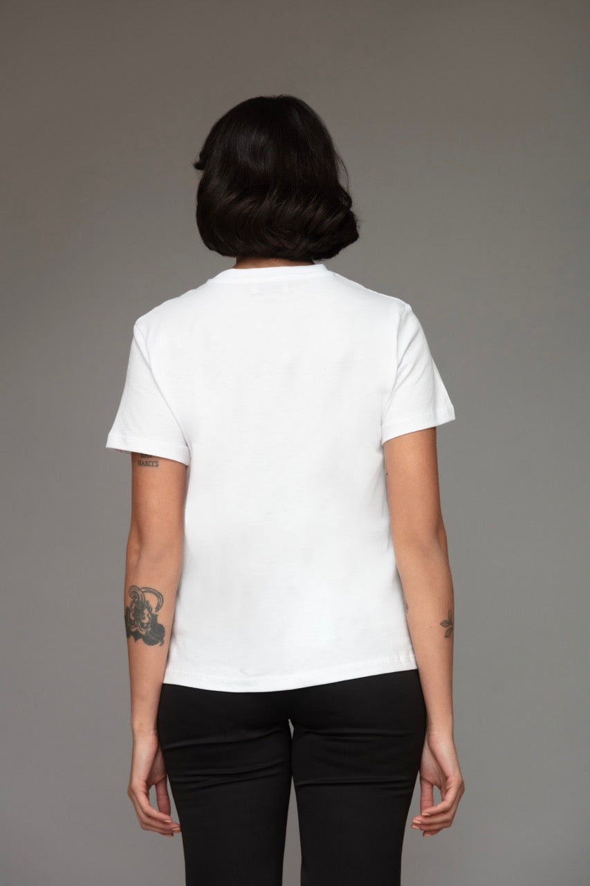 H logo t-shirt in black - Image 4