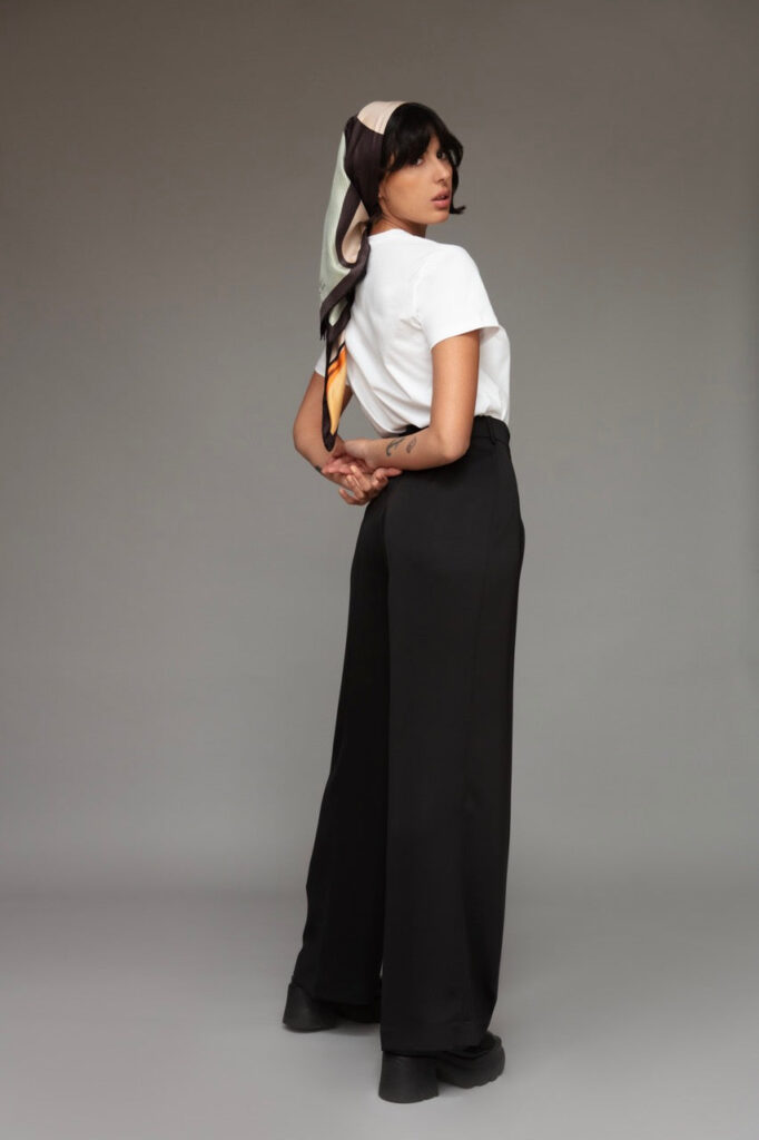 High-rise Wide Leg Amani Pants