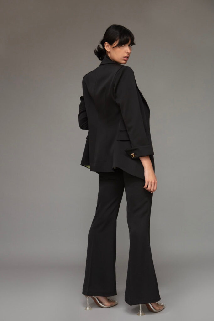 High-rise Flared Salma Pants