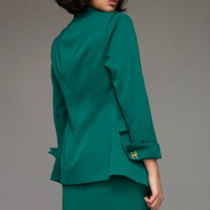 Farasha Blazer in Emerald Green