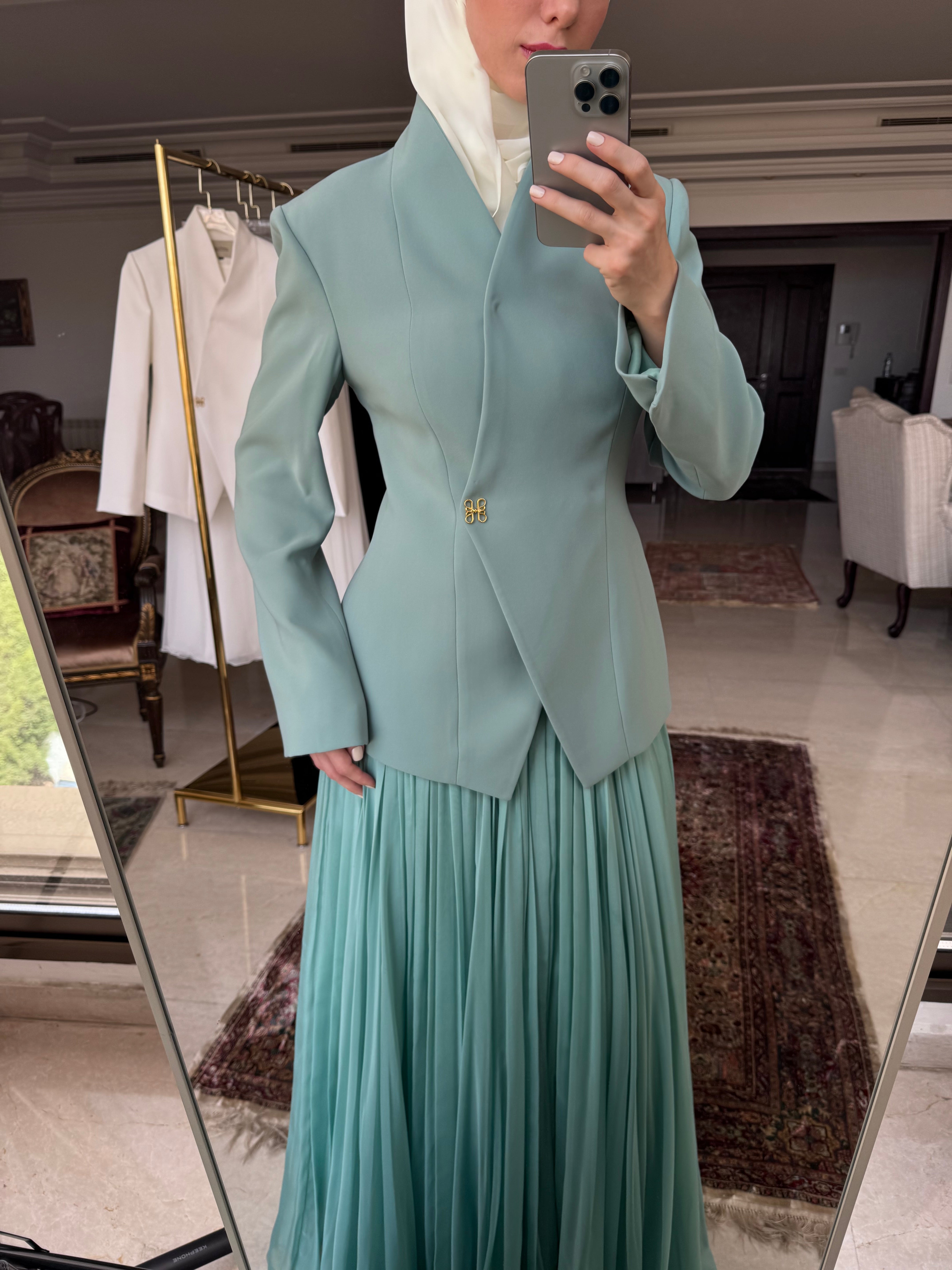 Perla Set in Tiffany Green - Image 3