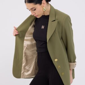 Diana Blazer in Olive Green