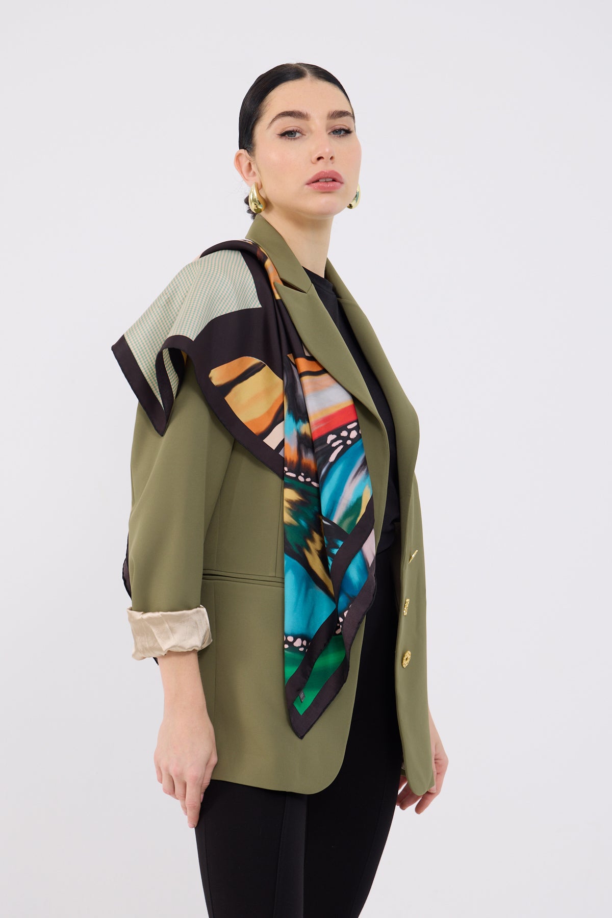 Gaia Silk Scarf - Image 4