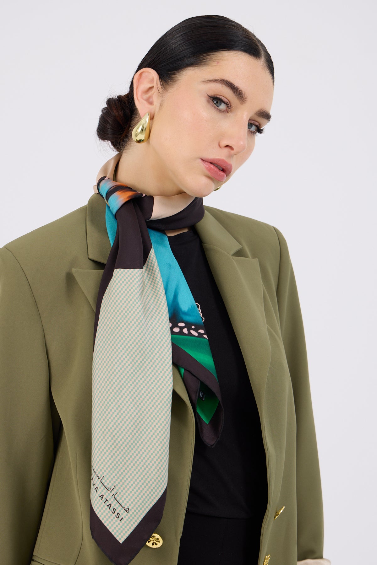 Gaia Silk Scarf - Image 5