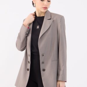 Diana Blazer in Mink Grey
