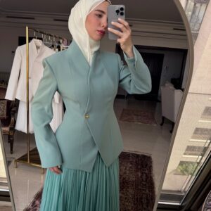 Perla Set in Tiffany Green