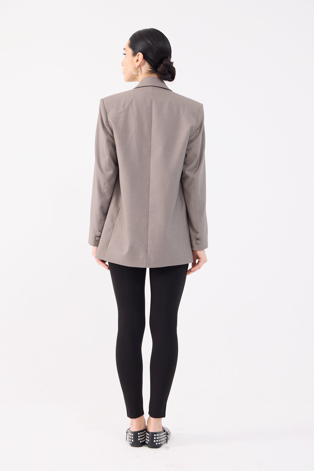 Diana Blazer in Mink Grey - Image 7