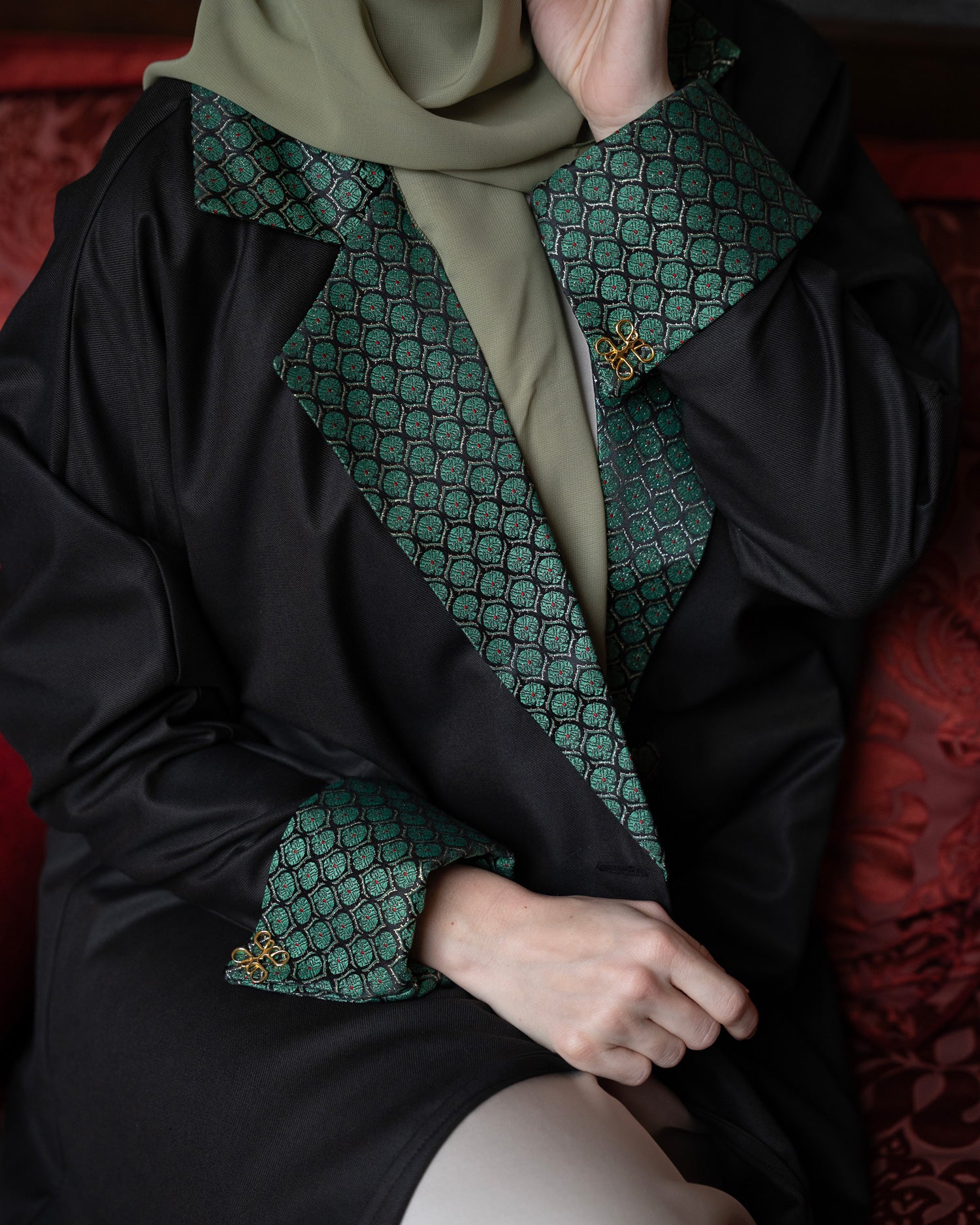 Yasmina Abaya in brown - Image 5