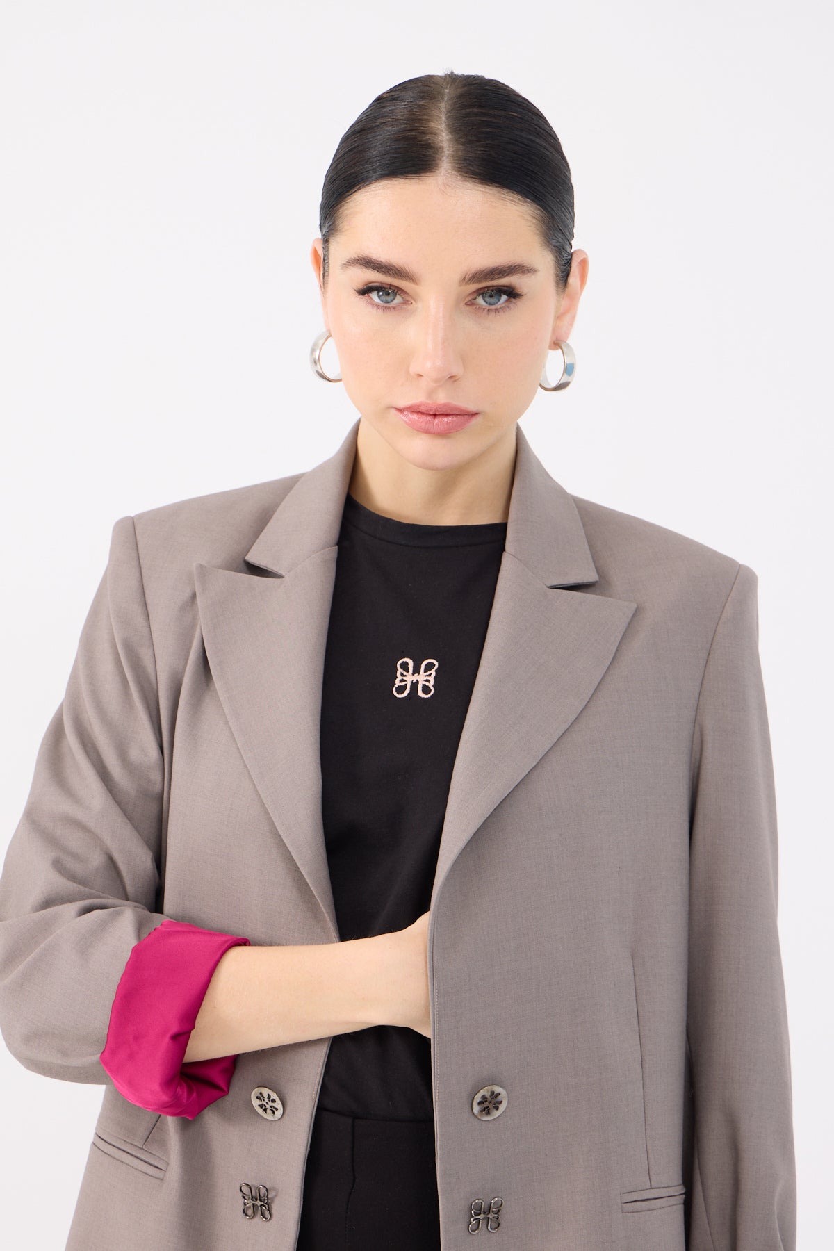 Diana Blazer in Mink Grey - Image 5