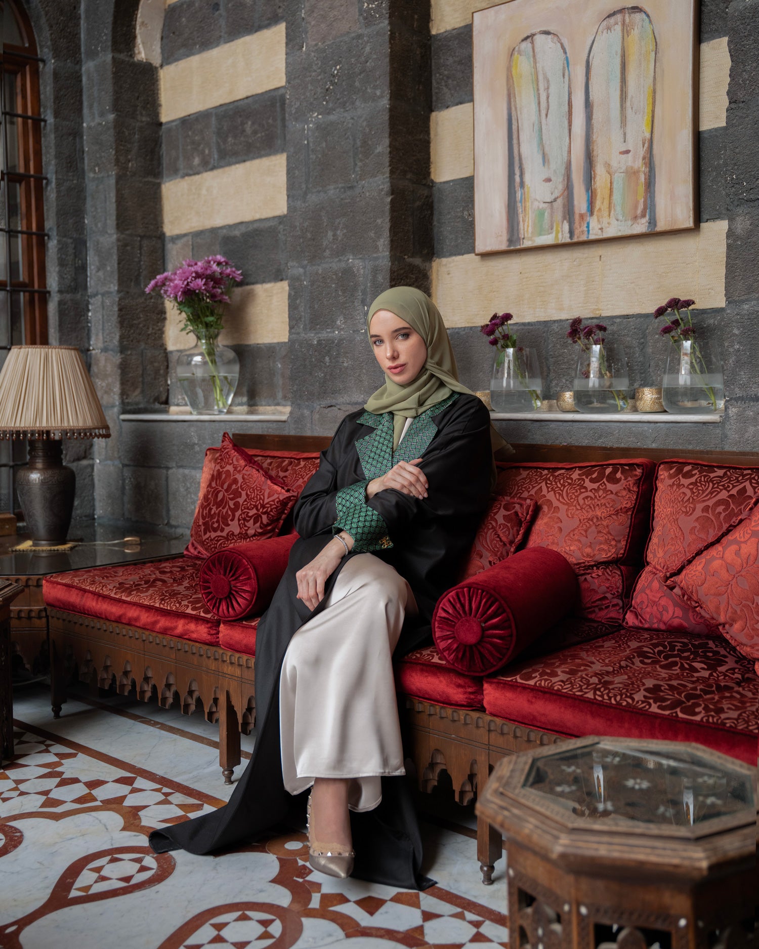 Yasmina Abaya in brown - Image 3