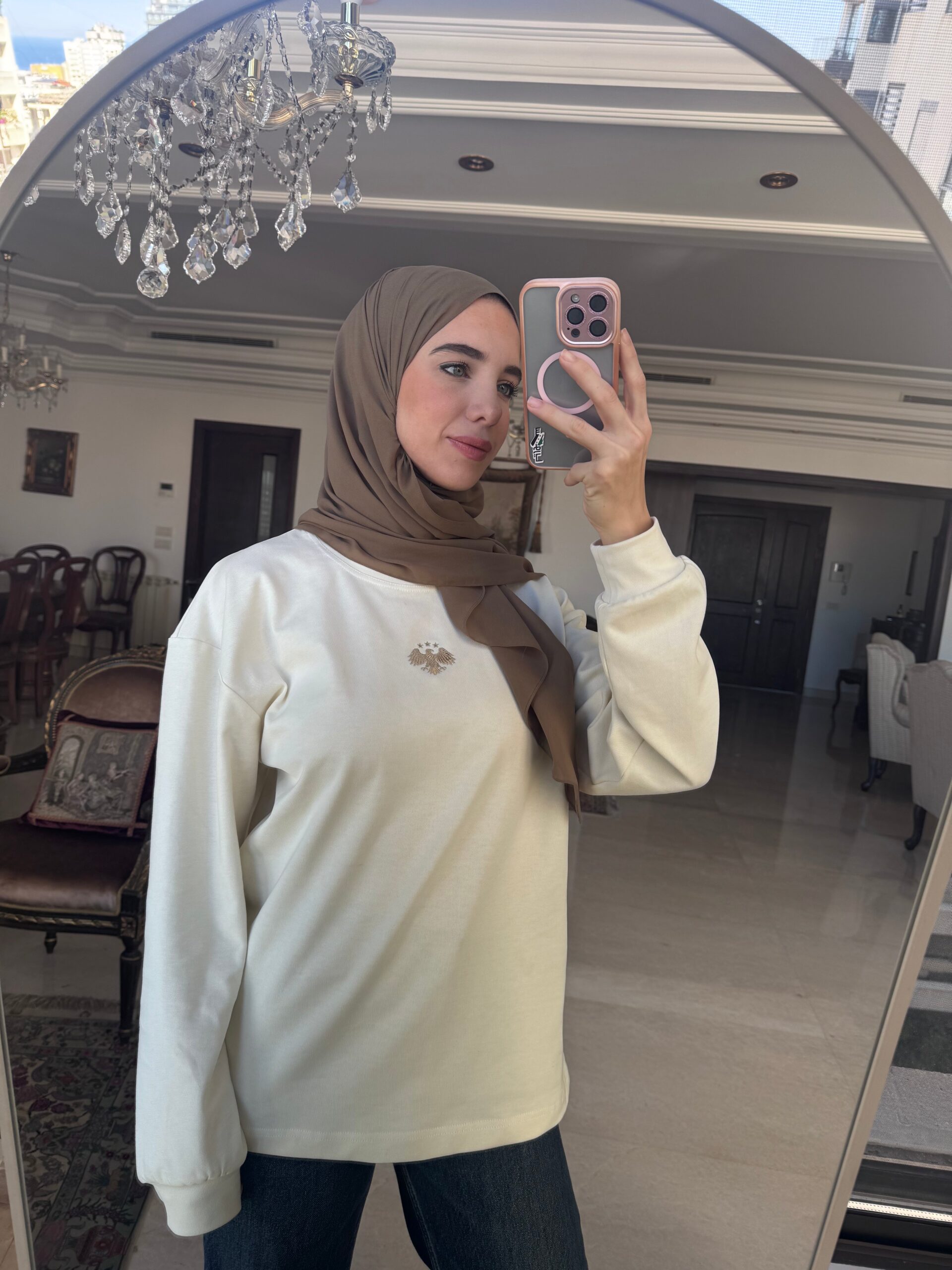 Syrian Eagle Emblem Sweatshirt - Image 2