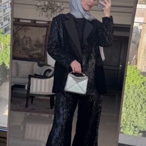 Noir Sequin Suit