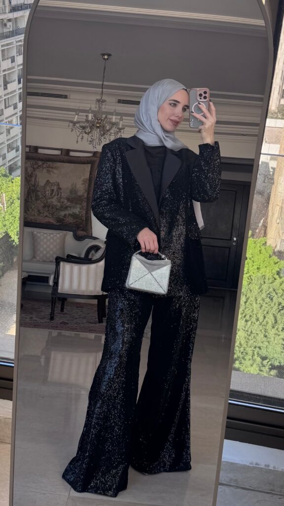 Noir Sequin Suit