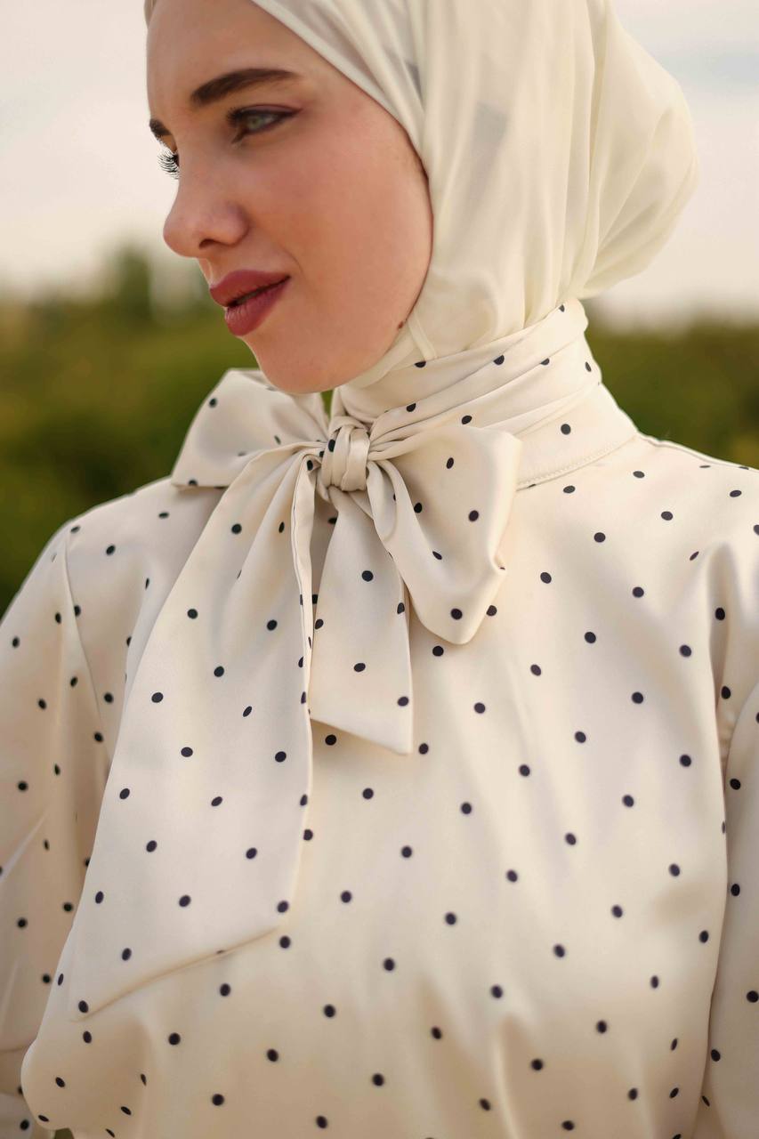 Sophia Polka Dots Satin Set - Image 3