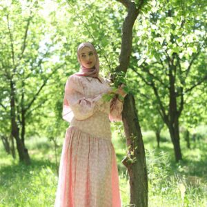 Areej Floral Set in Blush Petal