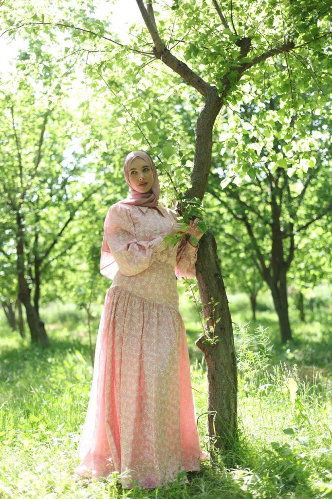 Areej Floral Set in Blush Petal