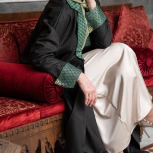 Yasmina Abaya in brown