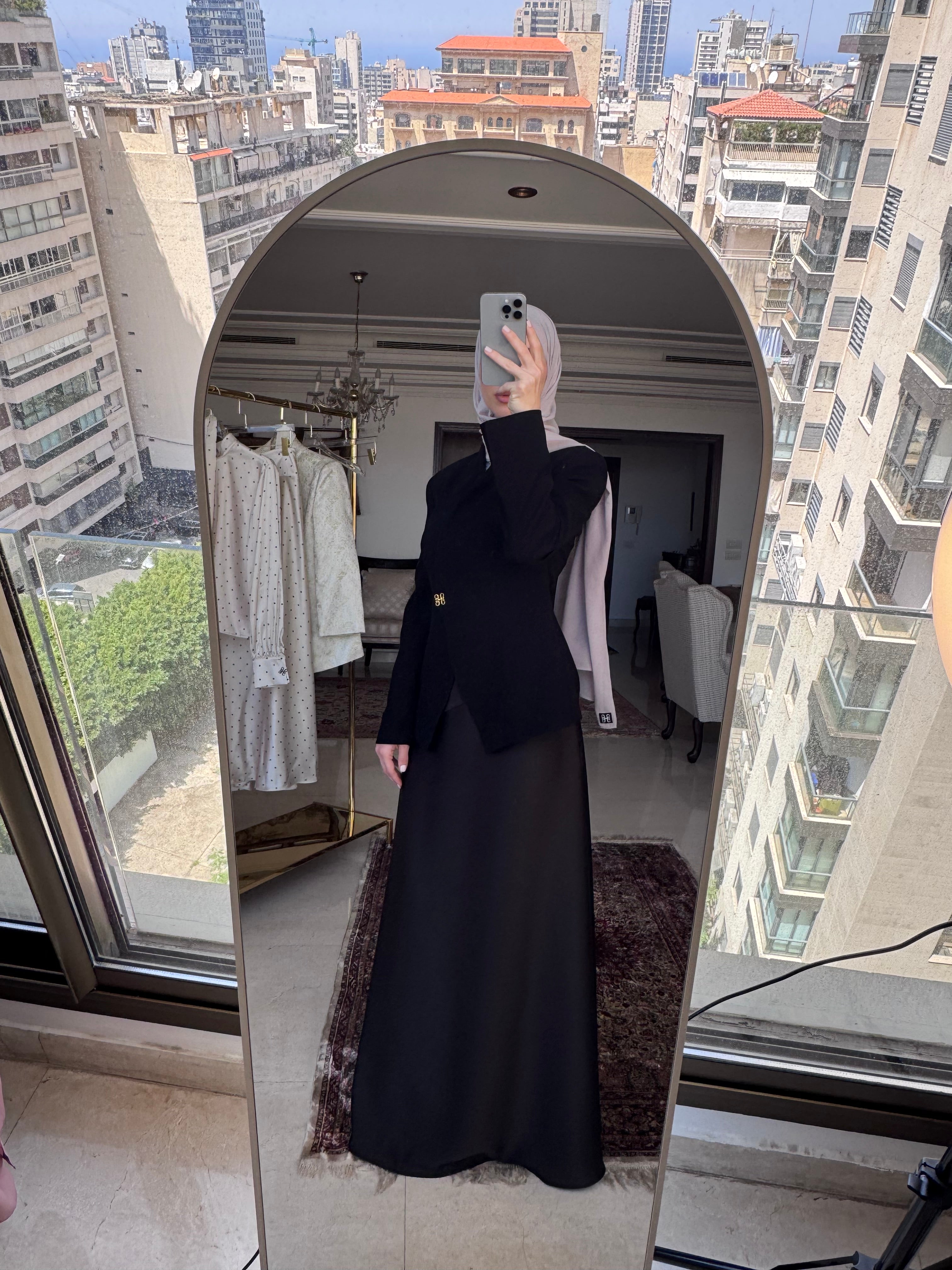 Perla Blazer Set in Black - Image 4
