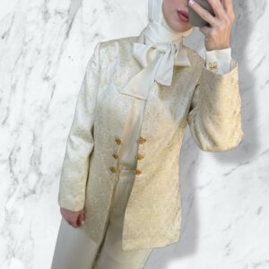 Masa Blazer in Love Birds Brocade