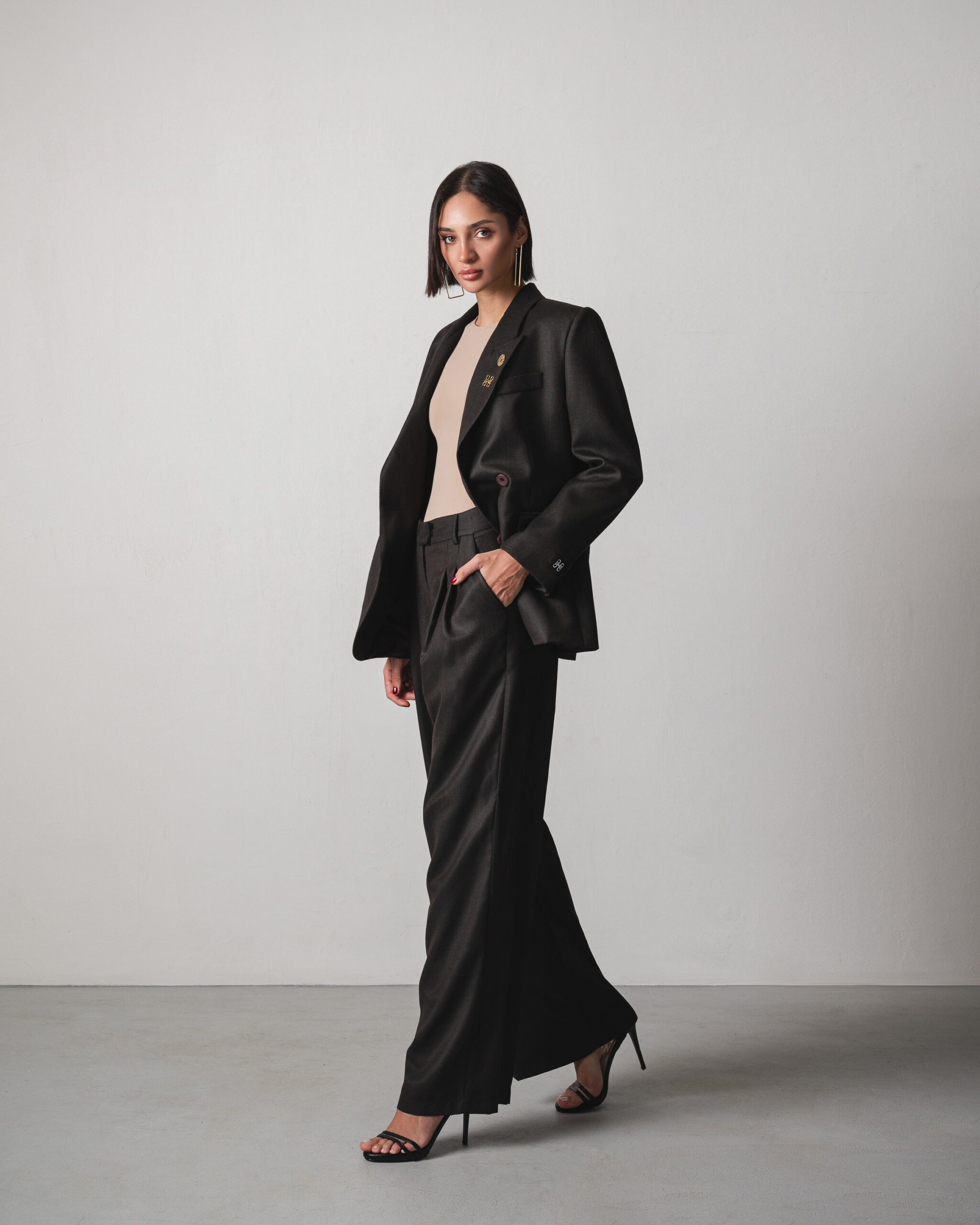 Nada Suit in Dark Brown - Image 2