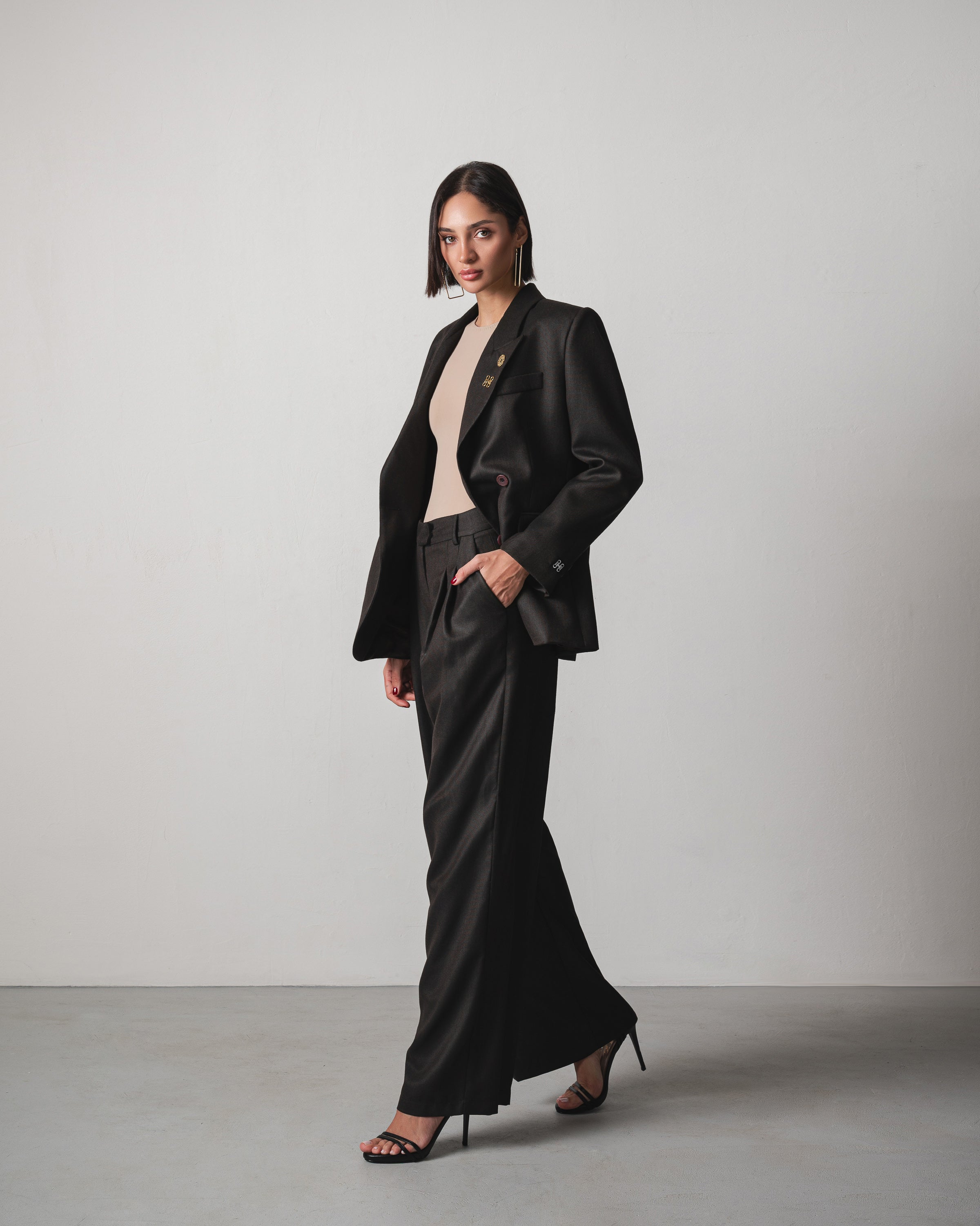 Nada Suit in Dark Brown - Image 2