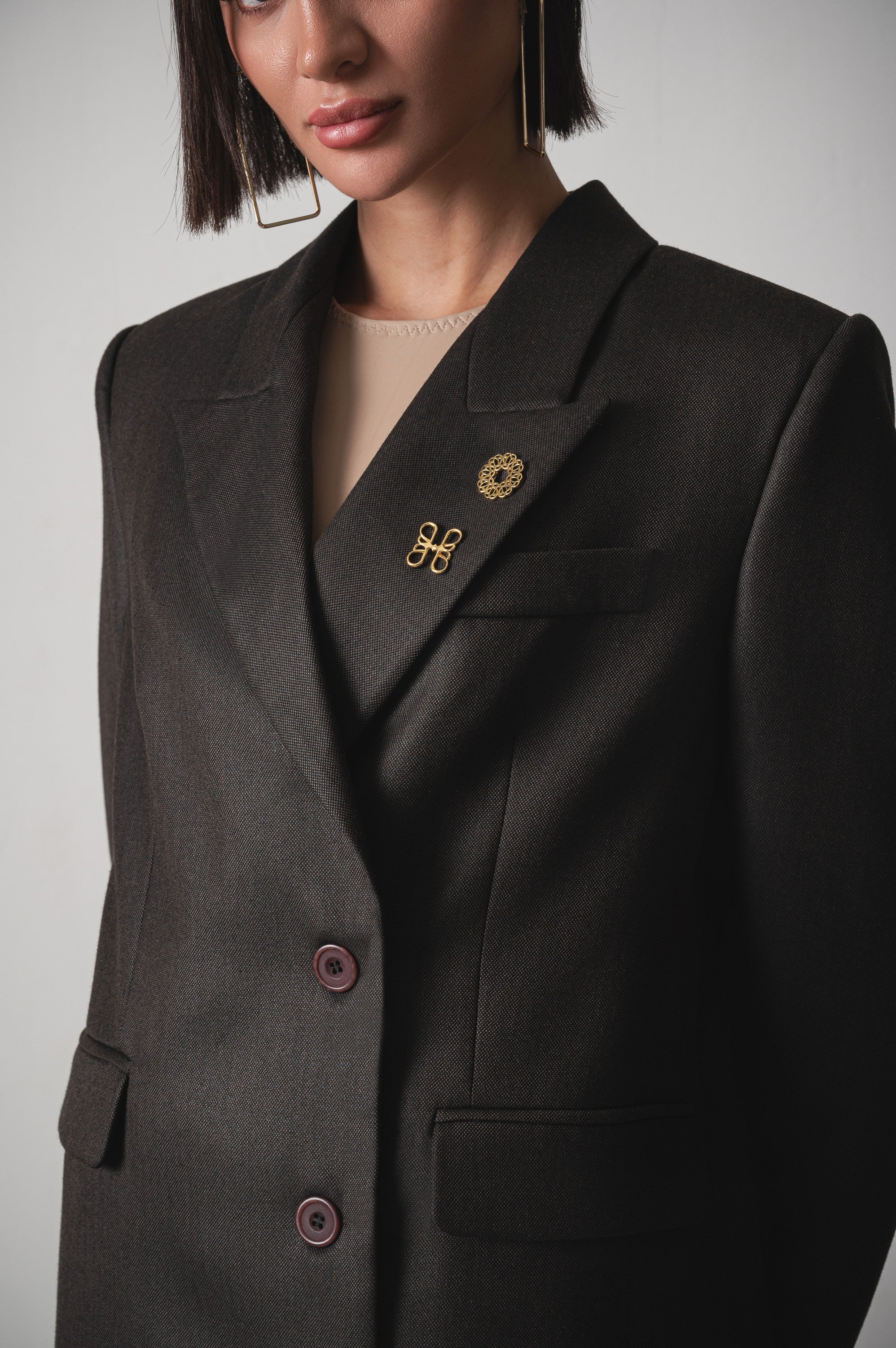 Nada Suit in Dark Brown - Image 6