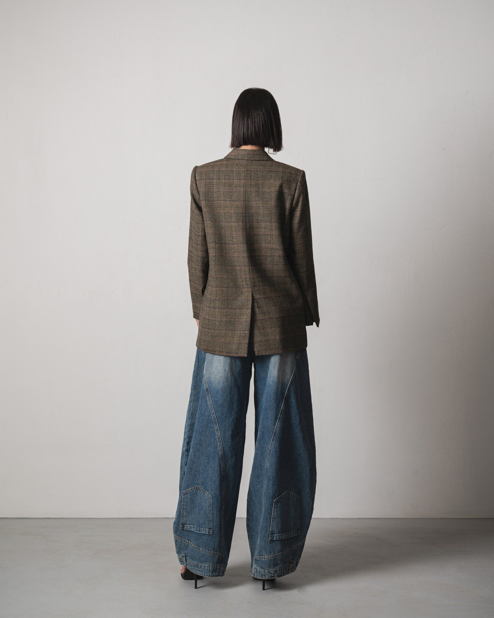 Lina Oversize Plaid Blazer - Image 2