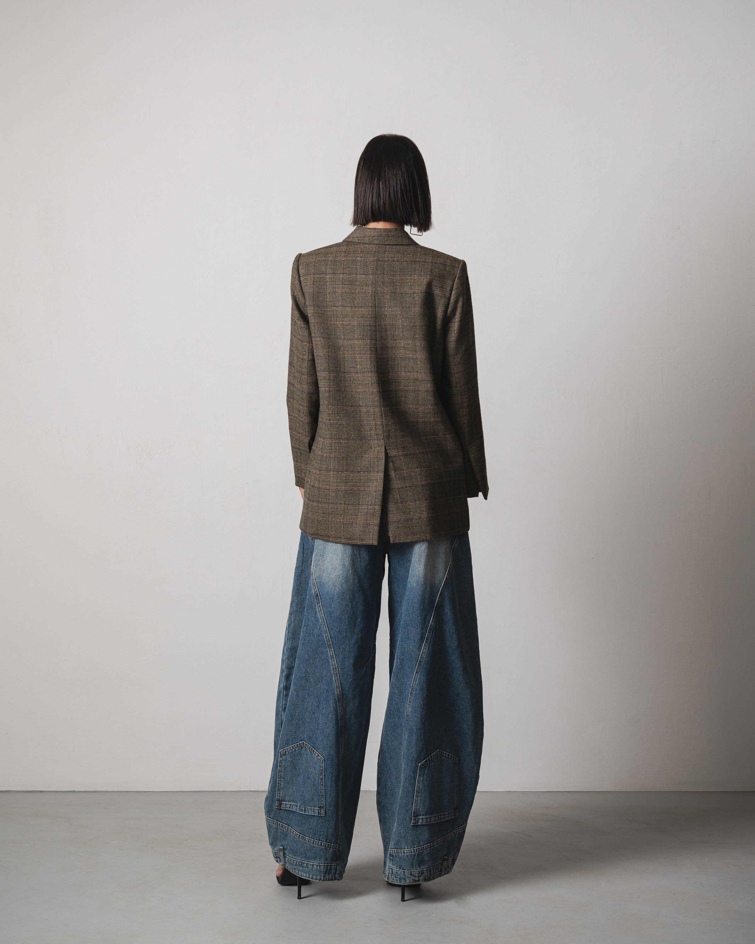 Lina Oversize Plaid Blazer - Image 2