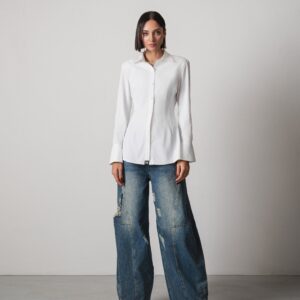 Lulwa Shirt in Off-White