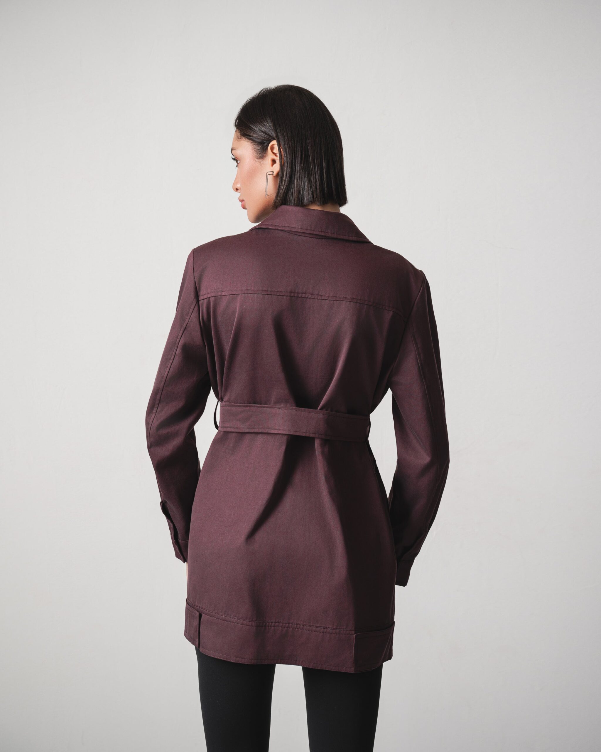 Leen Jacket in Dark Purple - الصورة 3