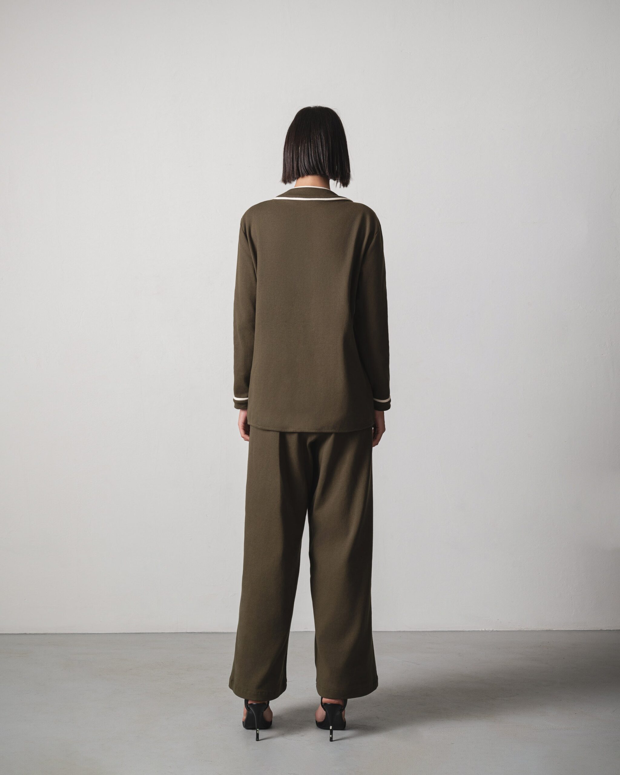 Maya Triko Set in Olive Green - Image 3