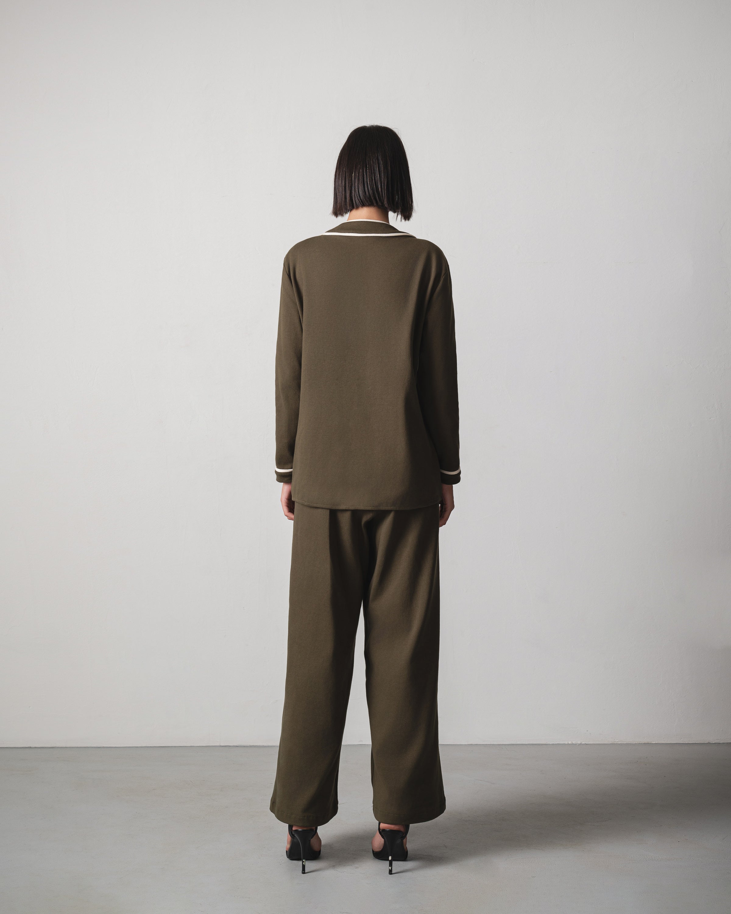 Maya Triko Set in Olive Green - Image 3