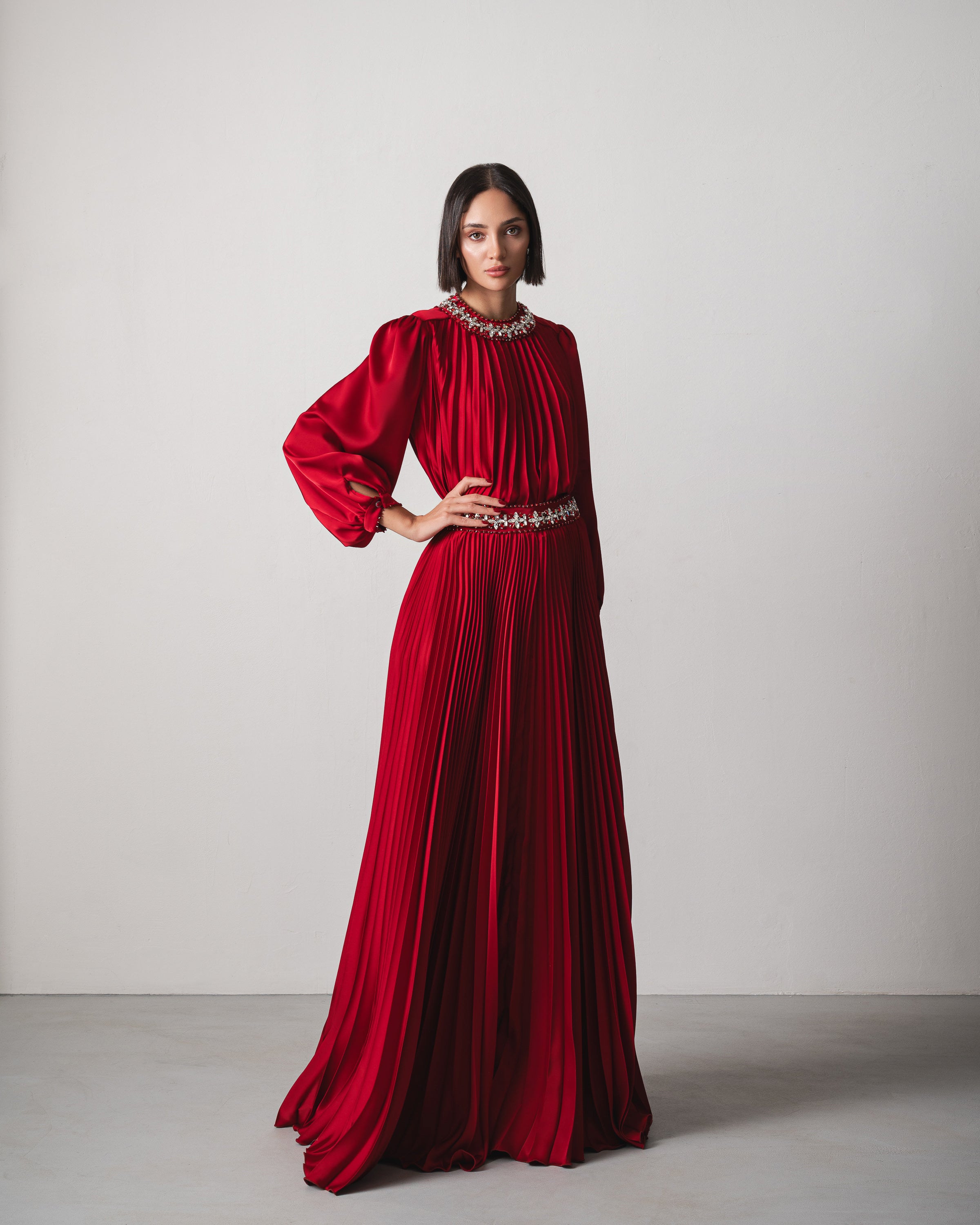 Reem Set in Cherry Red - Image 3