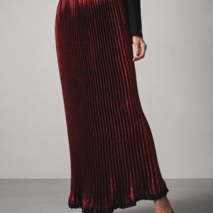 Amira Skirt in Dark Red