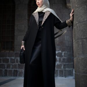 Yasmina abaya in kohl black