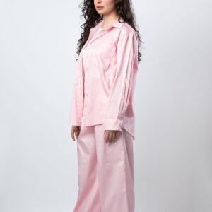 Nasma poplin set in powder pink