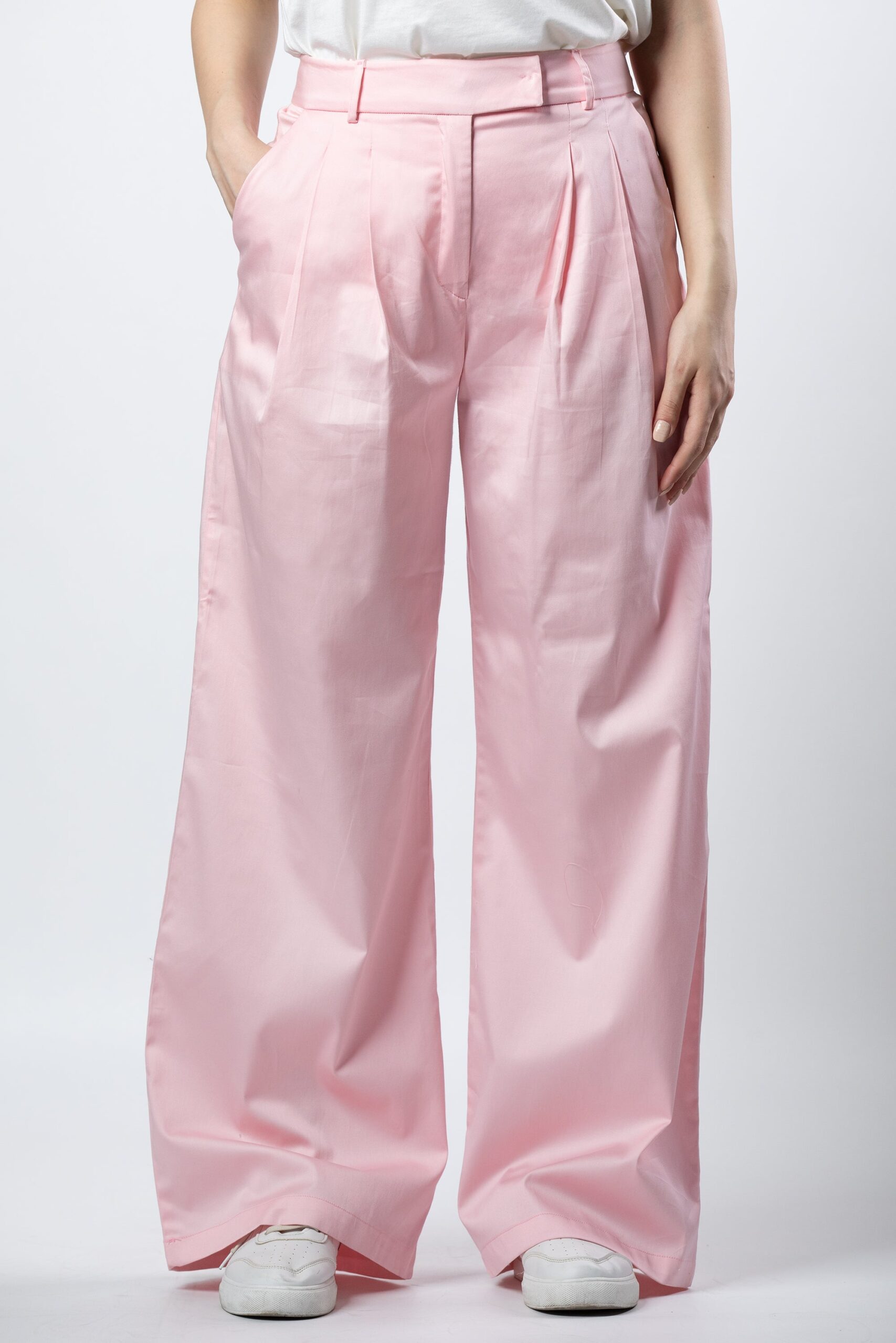 Nasma poplin set in powder pink - Image 9