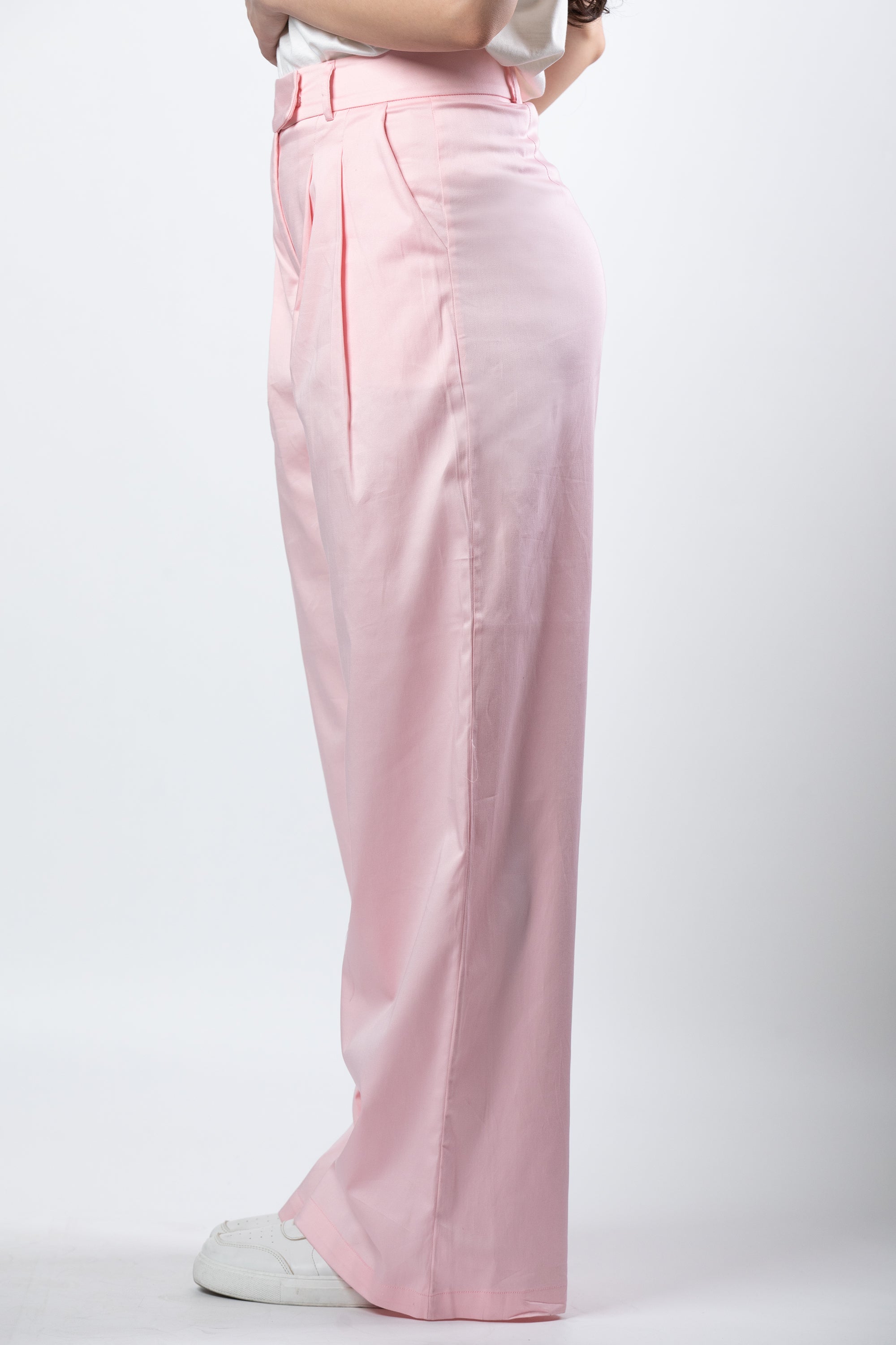 Nasma poplin set in powder pink - Image 11