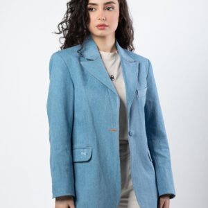Zein denim blazer