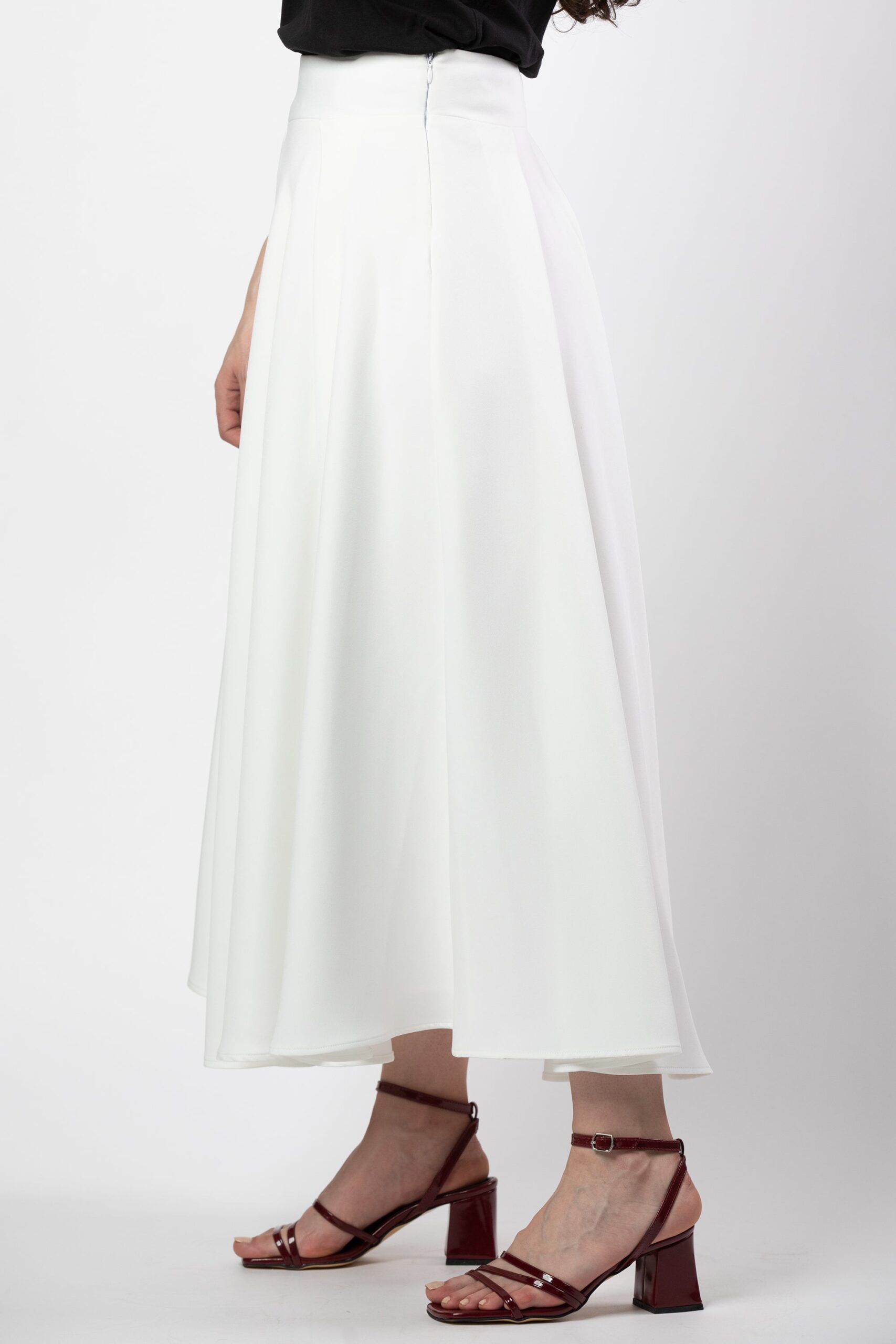 Layal flared midi skirt - Image 3